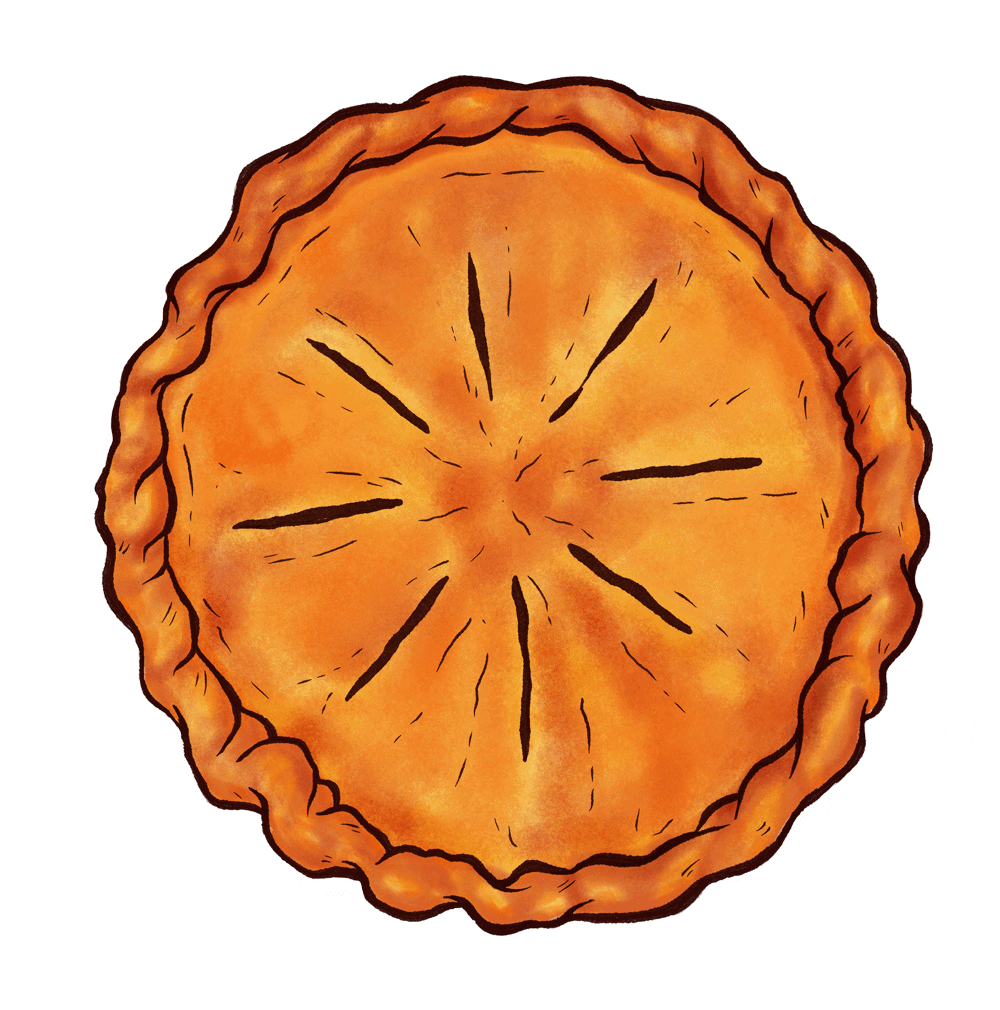 Illustration of a Tourtiere