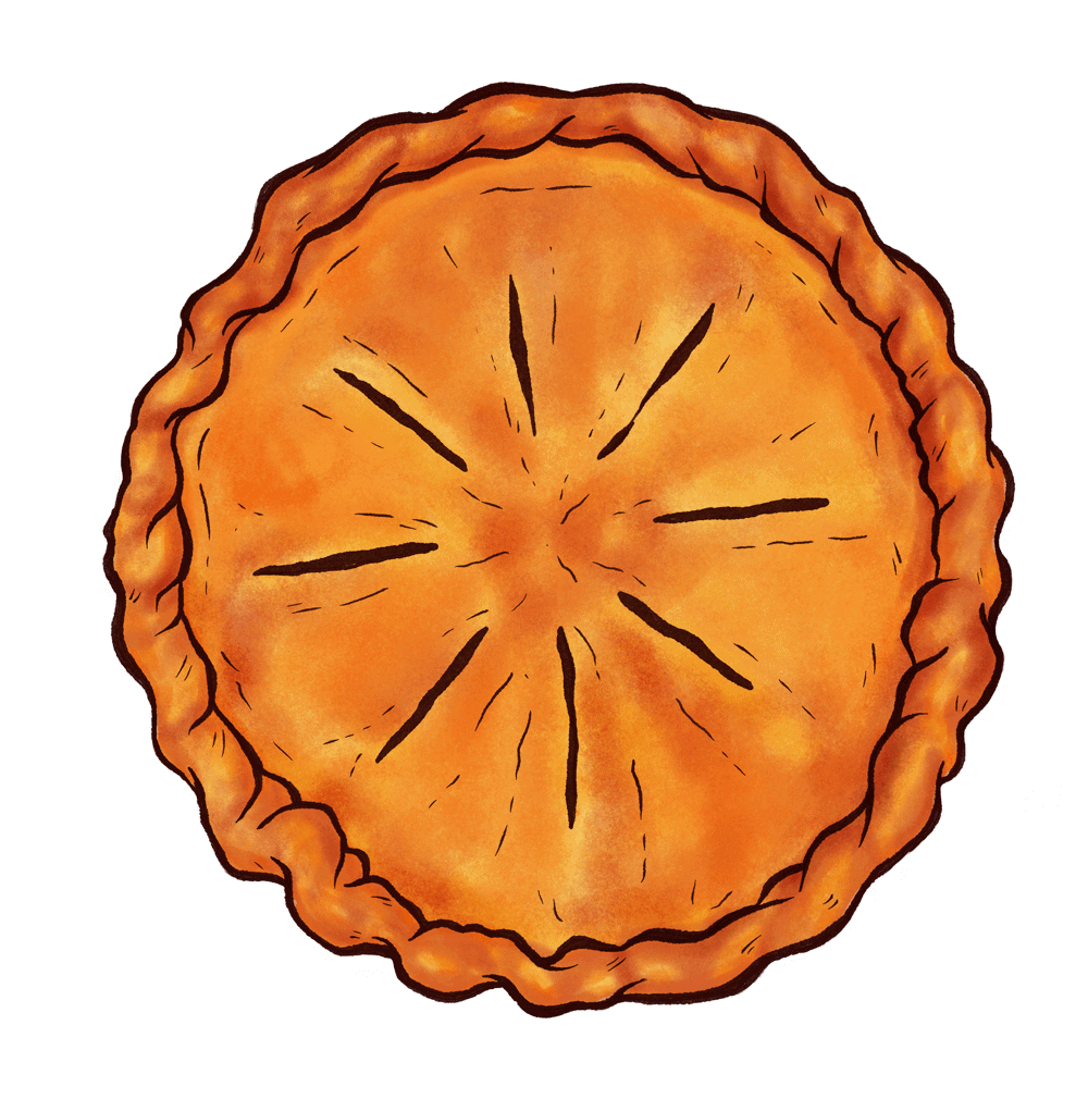 TOURTIERRE Illustration of a Tourtiere